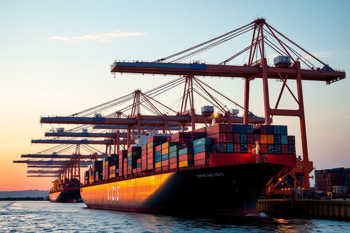 Illustrative industrial logistics